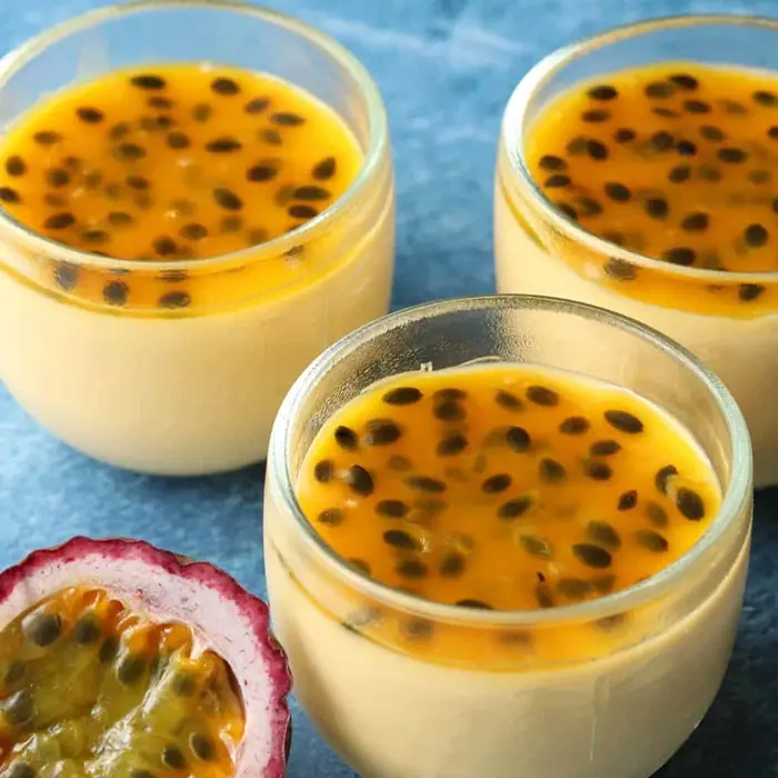 Passion fruit mousse (Venezulan Dessert)