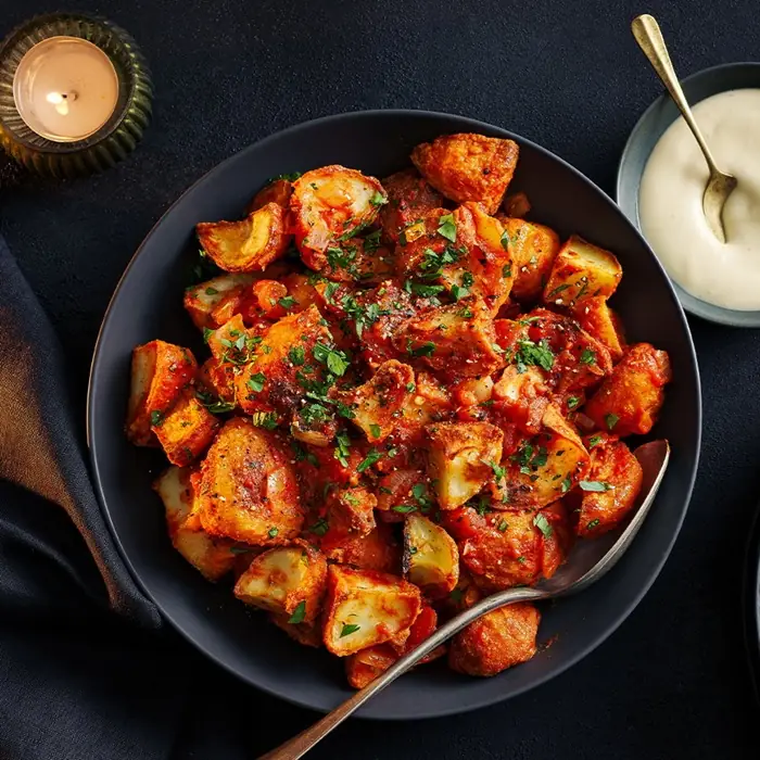 Patatas bravas (Spanish Vegetarian)