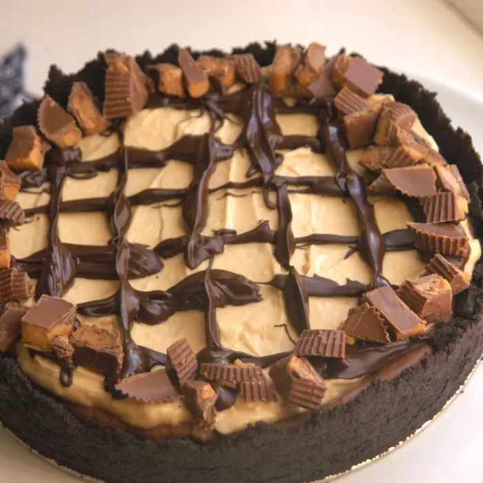Peanut Butter Cheesecake (American Dessert)