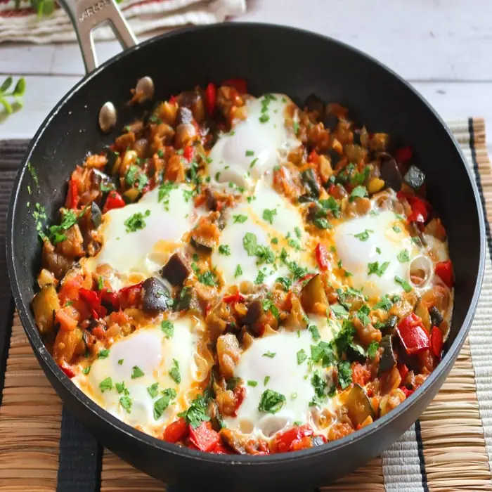 Pisto con huevos (Spanish Vegetarian)