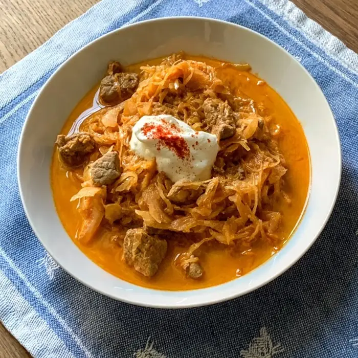 Pork & sauerkraut goulash (Polish Pork)