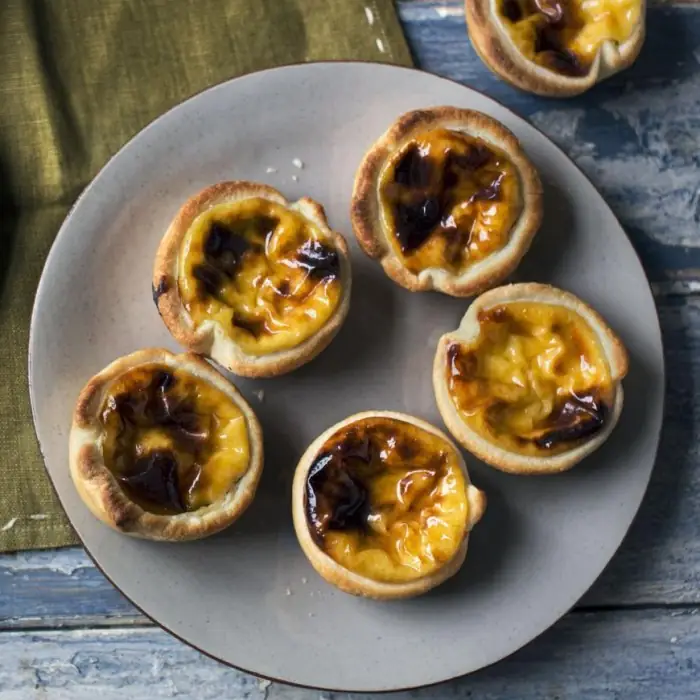 Portuguese custard tarts (Portuguese Dessert)