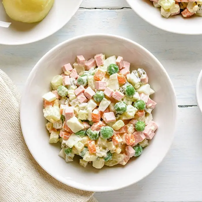 Potato Salad (Olivier Salad) (Russian Vegetarian)