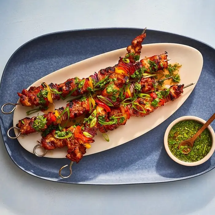 Red curry chicken kebabs (Thai Chicken)